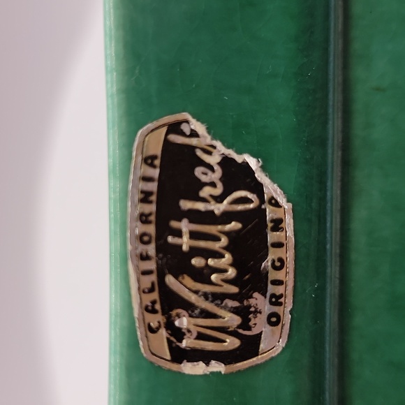 Vintage California Originals Whittfred 24-L Rectangular Green Planter - Picture 9 of 13